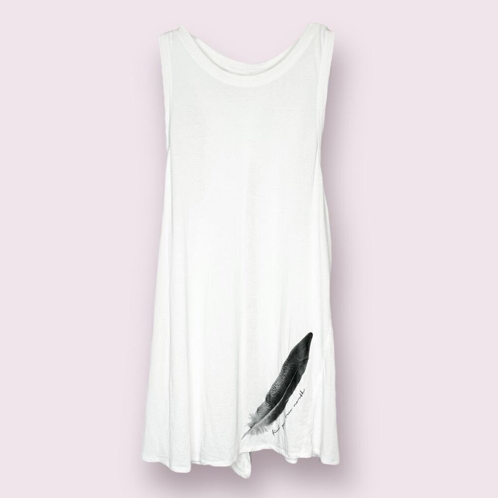 Lululemon Nook Tank * Vitasea Wunderlust 2015 Women’s Size 6 White RARE Two-Way